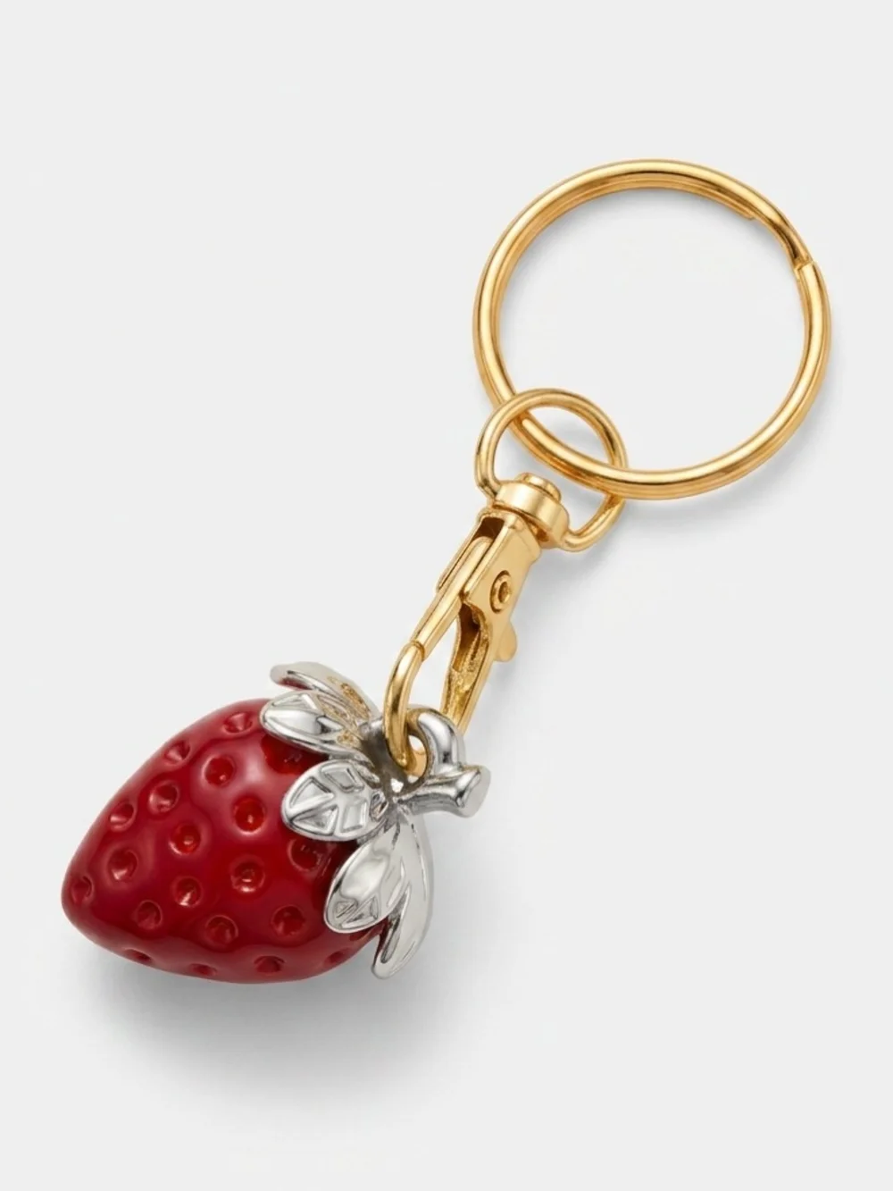 Metal Keyring Set with Lobster Clasps - Rose Gold, Gold 13 Count